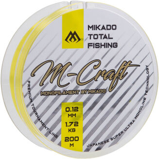 Żyłka Mikado M Craft 0.10mm/1.35kg/200m Fluo Yellow - 2