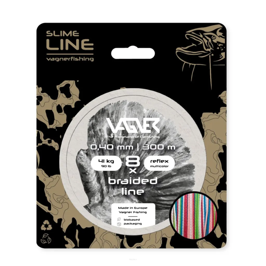 Vagner Slime Line 8X Reflex Multicolor 0.40mm 300m plecionka