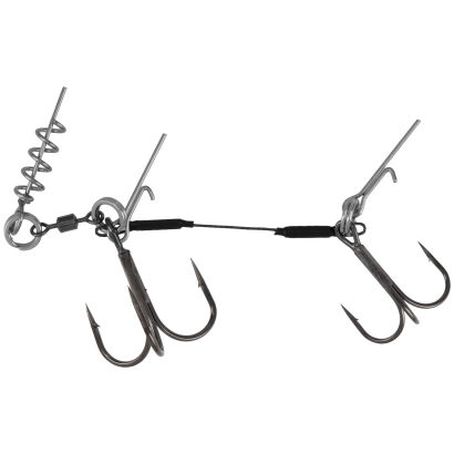 Dozbrojki Tytanowe Mikado Jaws Double Evo Titanium 25kg Kotwice 1/0 , 1