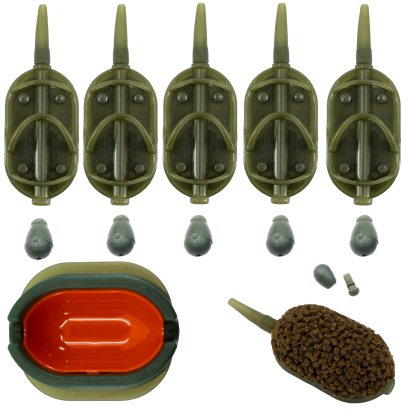 Zestaw 5x Koszyk Podajnik ARC 30g+Foremka+Łączniki