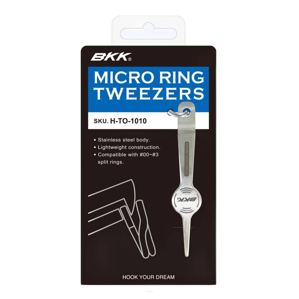 BKK Micro Splitring Tweezers szczypce do kółek łącznikowych