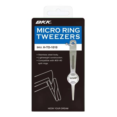 BKK Micro Splitring Tweezers szczypce do kółek łącznikowych