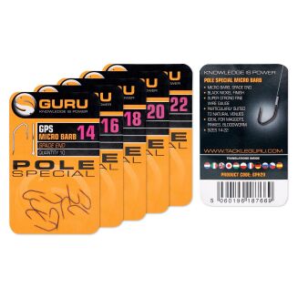 Haczyki Guru GPS Micro Barb Spade End Pole Special - 20 - 3