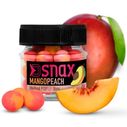 Kulki Delphin D SNAX POP-UP Mango - Brzoskwinia 8mm