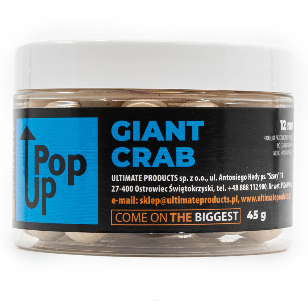 Kulki Pop Up Ultimate Products Giant Crab 12mm