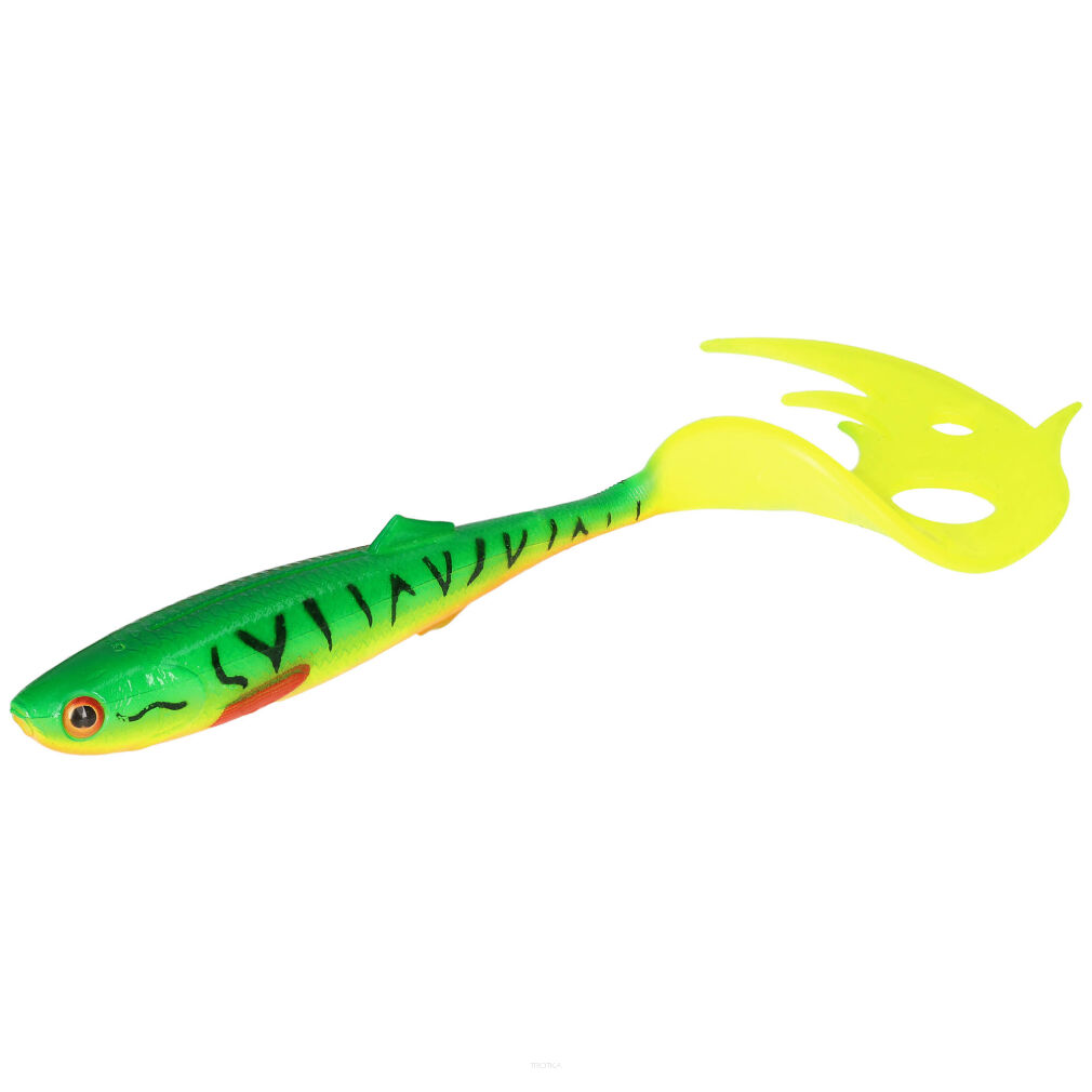Guma Mikado Sicario Pike Tail 24cm / 67g / Fire Tiger