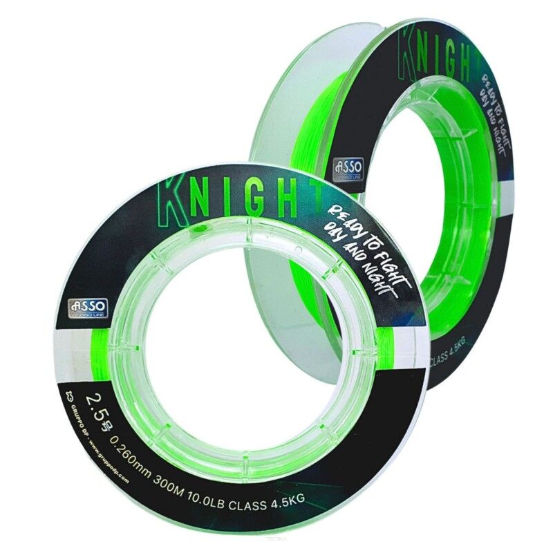 Żyłka Asso Knight St 3.0go Green-61 Fluo 0,285mm 200m