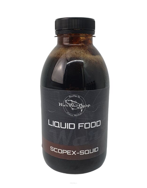 WarTheCarp Scopex Squid Liquid Food 500ml - zalewa