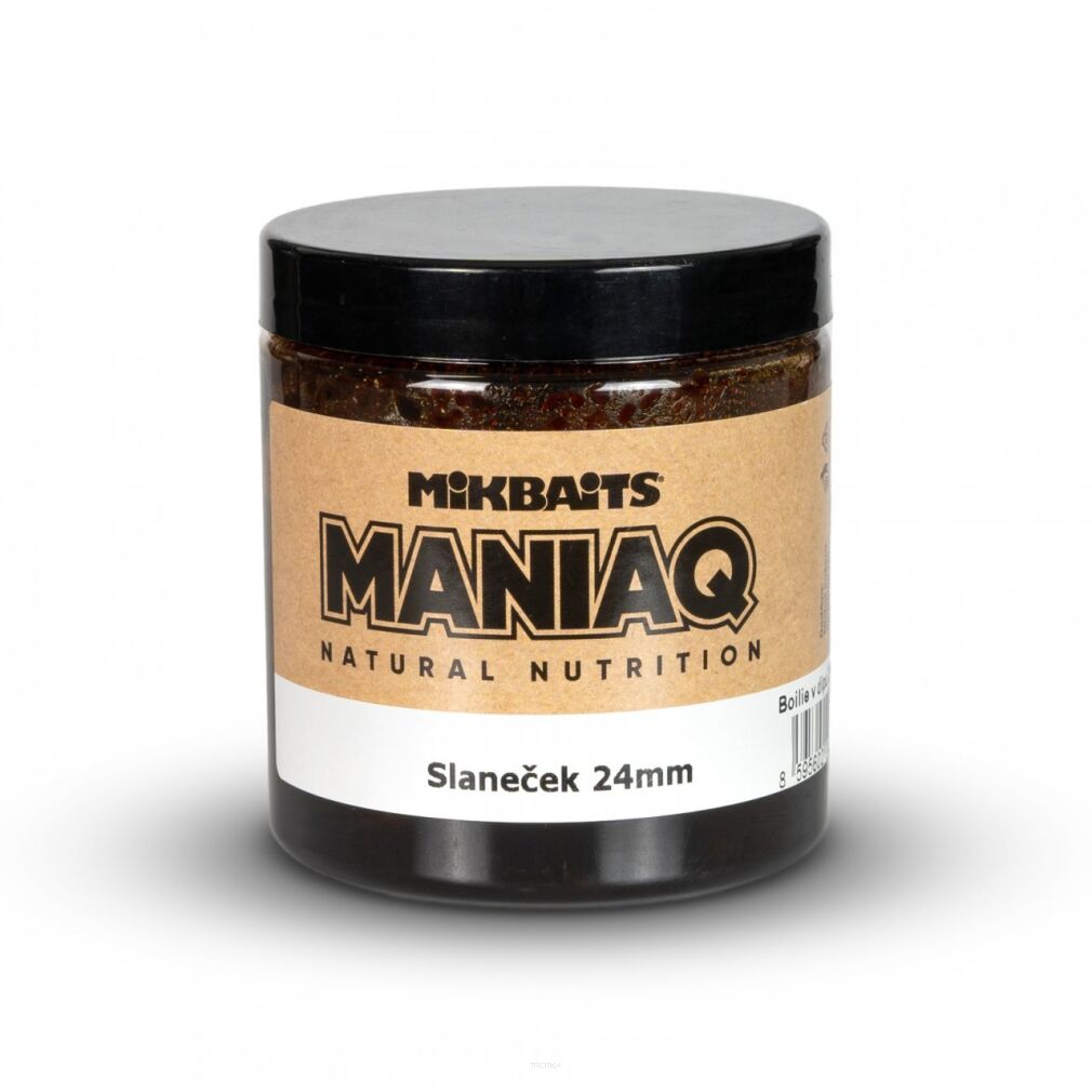 Kulki haczykowe w dipie MikBaits ManiaQ boilies in dip 250ml - Słony Śledz 24mm
