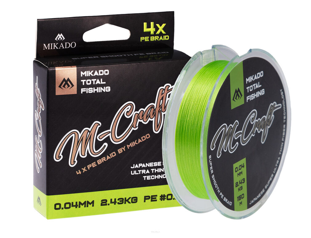 Plecionka Mikado M-Craft Braid 150m/0,03mm-Fluo