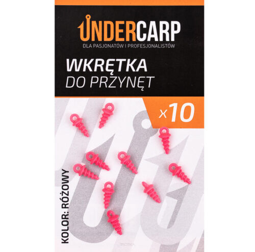 Wkrętka do przynęt Under Carp - różowa