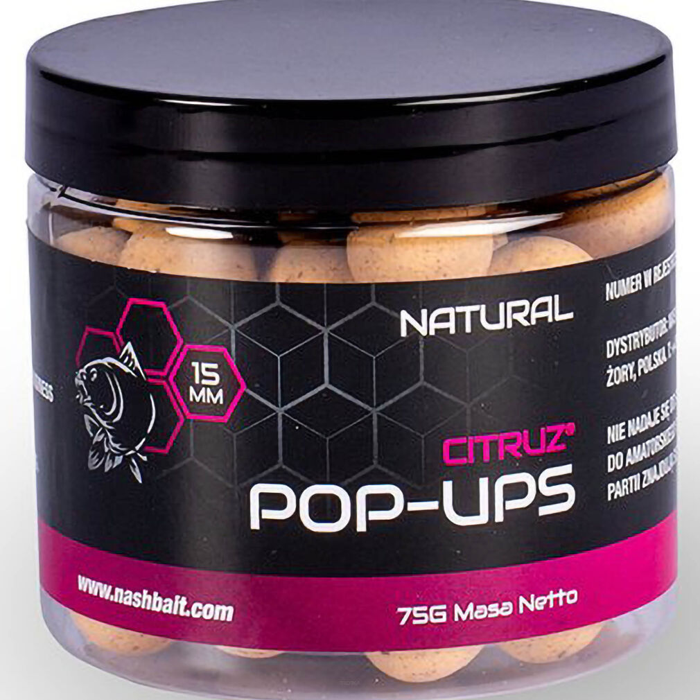 Kulki Nash Citruz Pop Ups 15mm 75g Natural