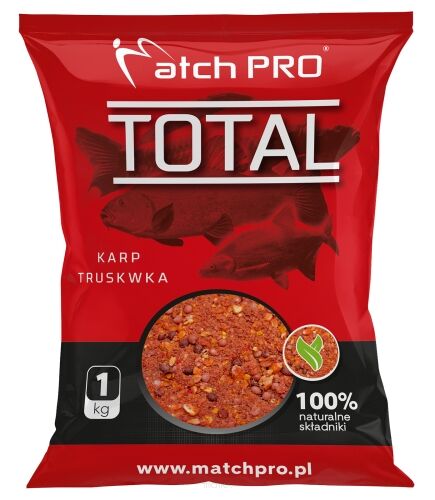 Zanęta Match Pro Total 1kg - Karp Truskawka