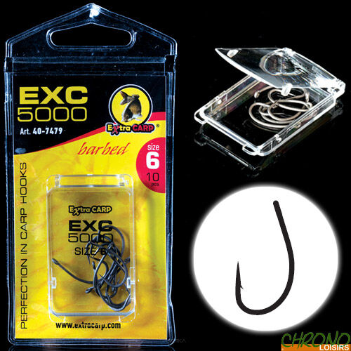 Haczyki karpiowe Extra Carp - 5000 - roz. 4