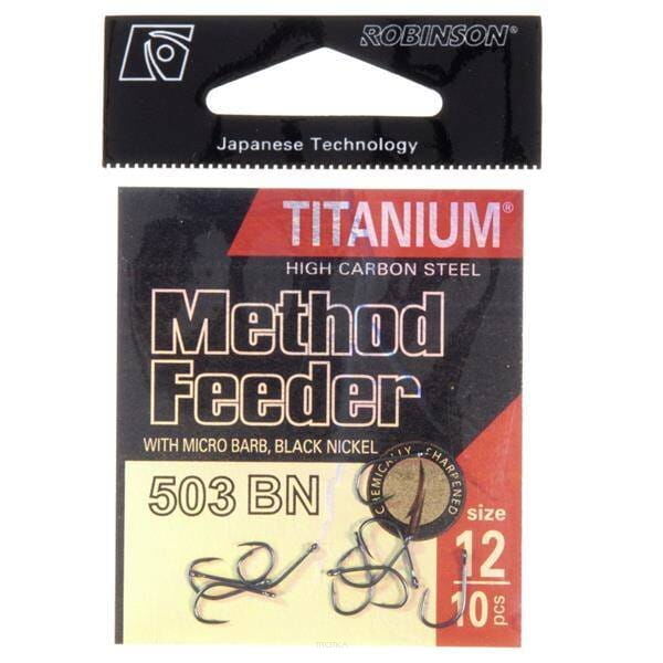 Haczyki Robinson Titanium - Method Feeder 503BN #12