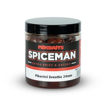 Kulki haczykowe w dipie MikBaits Spiceman boilies in dip 250ml - Pikantna Śliwka 24mm