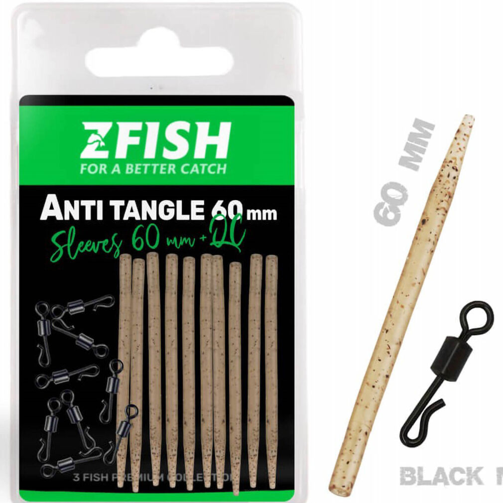 Rurki Antysplątaniowe Z Krętlikiem Zfish 60mm + QC