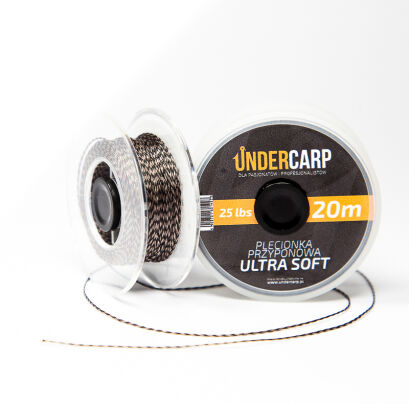 Plecionka przyponowa Under Carp Ultra Soft 20m/25lbs - Br