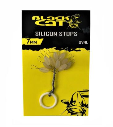 Black Cat Stoper Silikonowy Owalny 7mm 10szt.