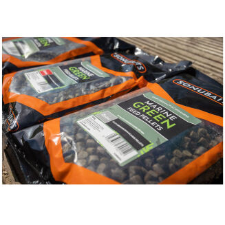 Pellet Sonubaits Marine Green Feed Pellets 8mm 900g - 2