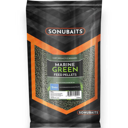 Pellet Sonubaits Marine Green Feed Pellets 8mm 900g