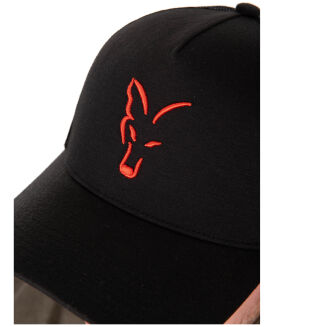 Czapka Fox Collection Trucker Cap - Black/ Orange - 2