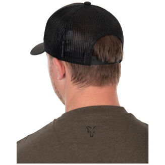 Czapka Fox Collection Trucker Cap - Black/ Orange - 4