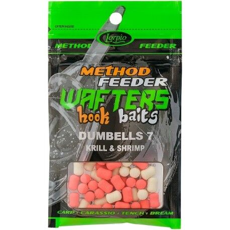 Dumbells Lorpio Wafters Hook Baits 8mm - Shellfish & ShrimpDD-008-012