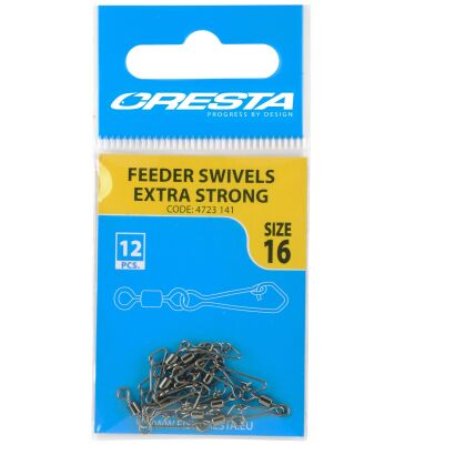 Agrafka z krętlikiem Cresta Feeder Swivels Extra Strong #12