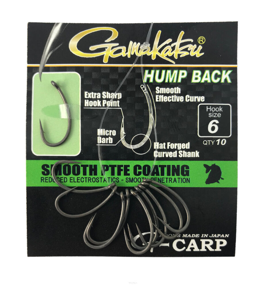 G-Carp haczyki Hump Back Hooks Grey roz.6