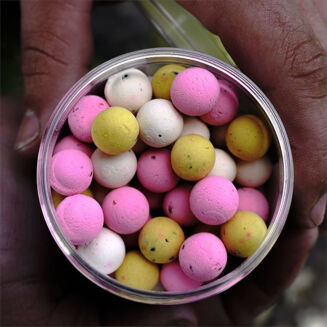 Kulki Munch Baits Washed Pop Ups Cream seed 18mm - 4