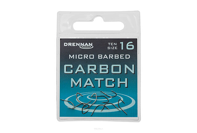 Haczyki Drennan - Carbon Match #18