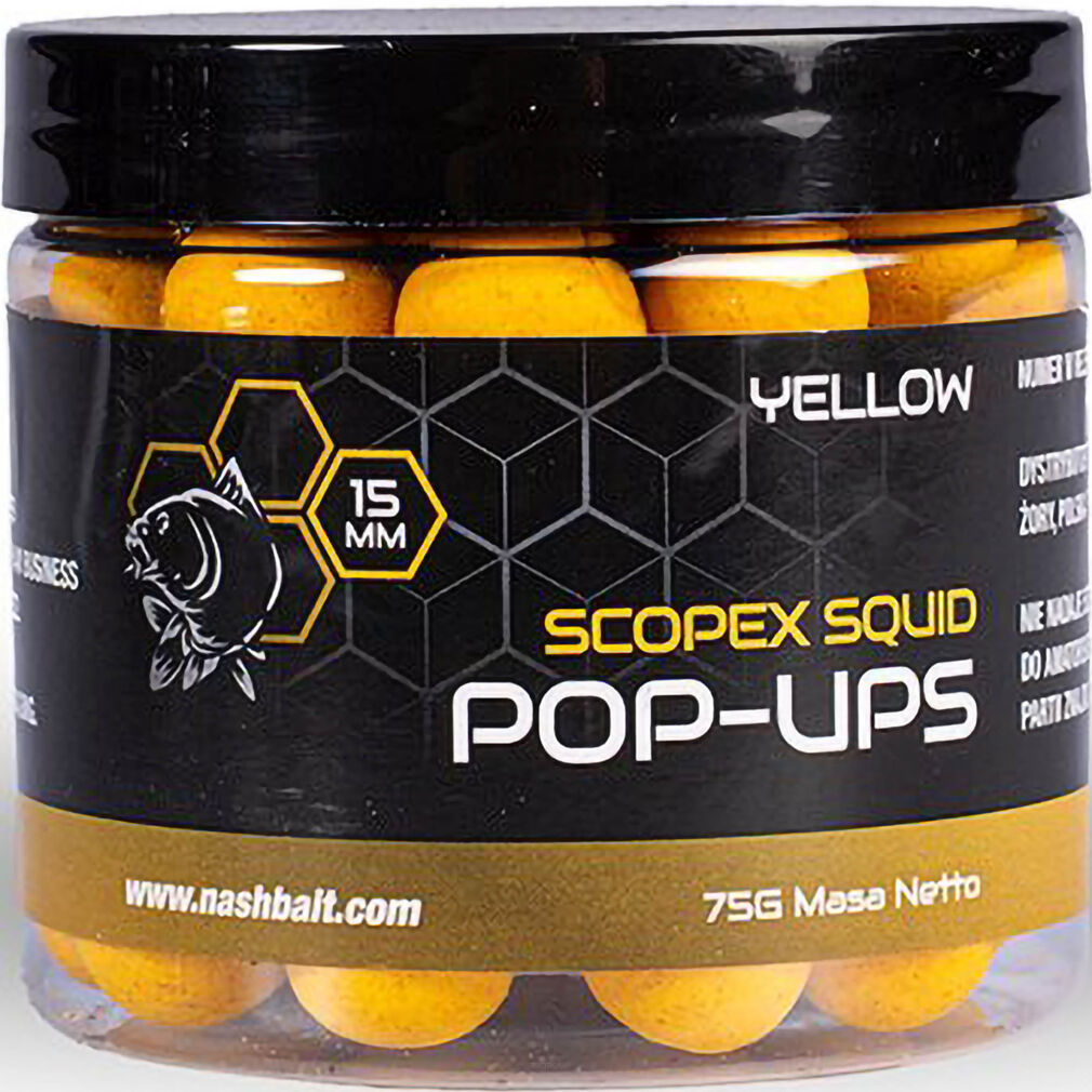 Kulki Nash Scopex Squid Pop Ups 20mm 75g Yellow