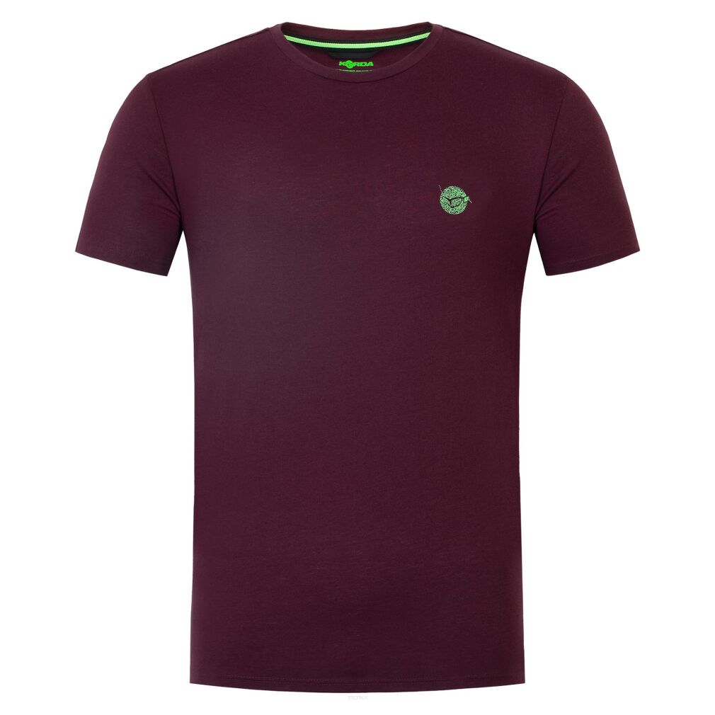 Koszulka Korda Birdsnest Tee Burgundy - M