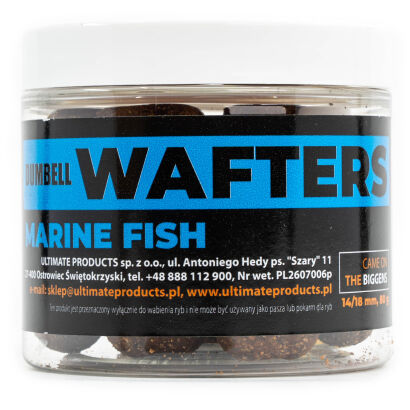 Kulki Ultimate Products Dumbell Wafters Marine Fish 14/16mm