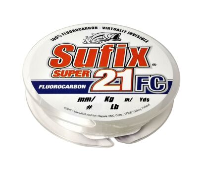 Sufix Fluorocarbon Super 21 FC 0.30mm 7.5kg 50m Clear