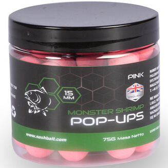 Kulki Nash Monster Shrimp Pop Ups 12mm 75g Pink - 2