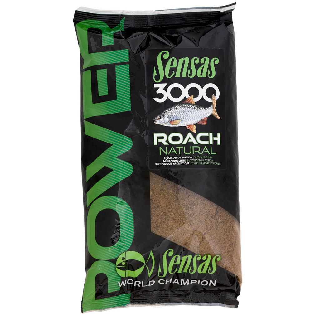 Zanęta Sensas 3000 Power Roach Natural 1kg