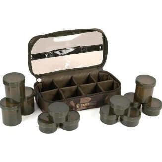 Pokrowiec Z Pojemnikami Fox Camolite 12 Pot Hookbait case - 3