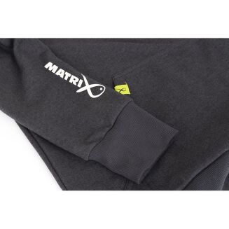 Bluza Matrix Minimal 1/4 Zip Sweater Black Marl+Lime - XXXL - 3