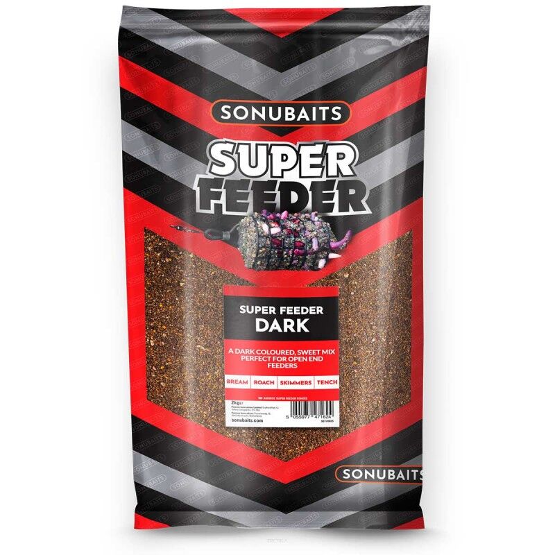 Zanęta Sonubaits Supercrush - Feeder Dark 2kg  S0770025