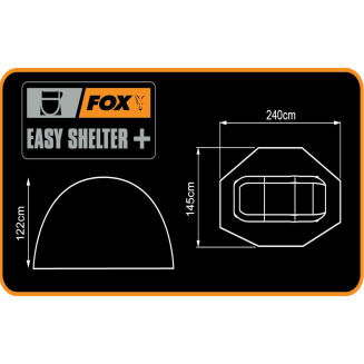 Namiot Karpiowy Jednoosobowy Fox Easy Shelter + - 5