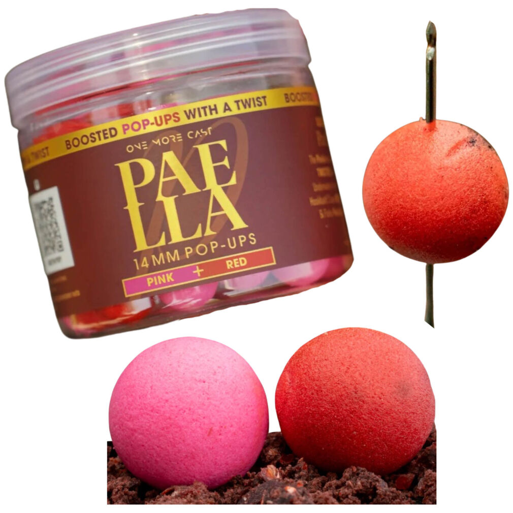 Kulki One More Cast Paella Boosted Fluoro Pop Up Red & Pink 14mm