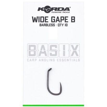 Haczyki Korda Basix Wide Gape B Barbless - 4