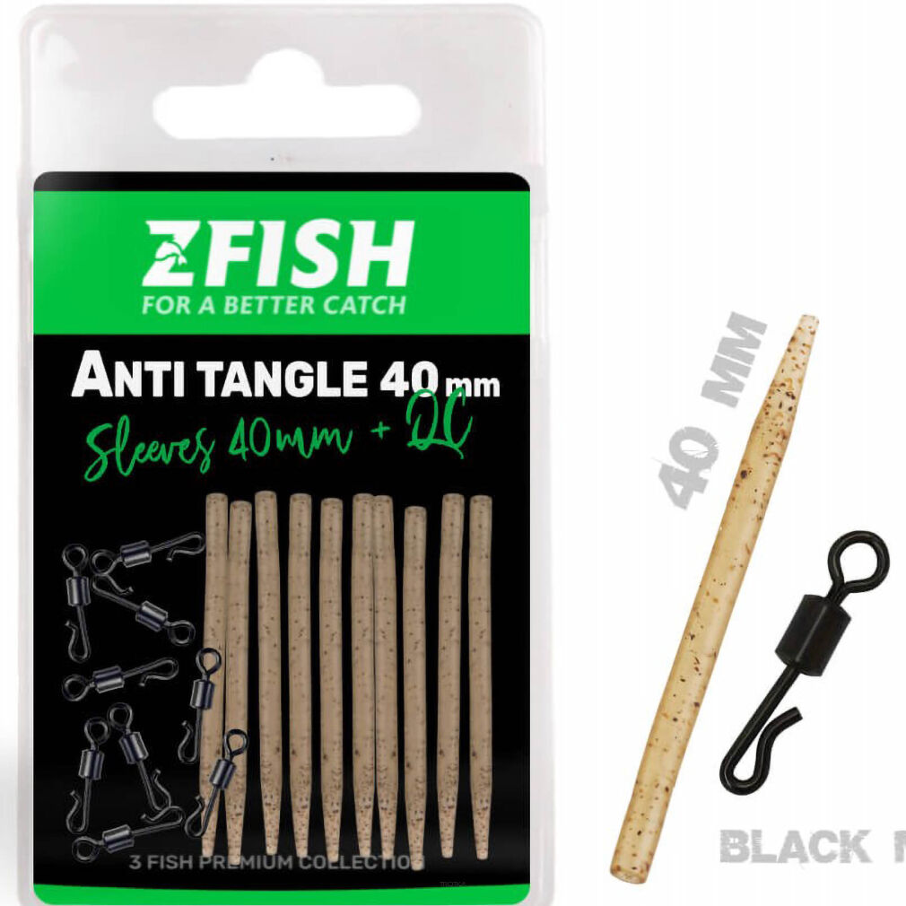 Rurki Antysplątaniowe Z Krętlikiem Zfish 40mm + QC