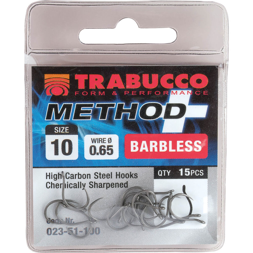 Haczyki Trabucco Method Bezzadziorowe - 10