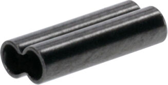 Tuleja Mikado Mosiężna Podwójna 1,0x2,2x8mm - 2