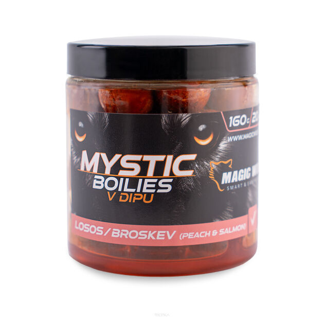 Kulki Hakowe w dipie Magic Wolf 20mm MYSTIC  - Łosoś Brzoskwinia