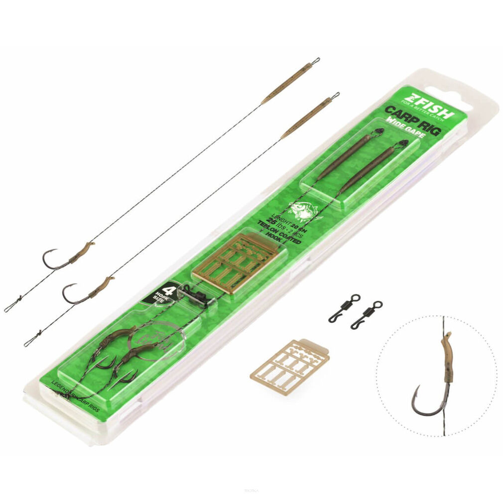 Przypony Zfish Wide Gape Carp Rig - 2
