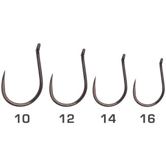 Haczyki Matrix X9 Carp Wide Gape Barbless Eyed - 14 - 3